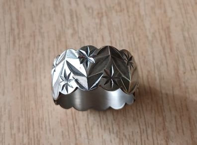 White gold ring