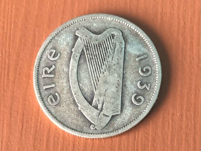Irish silver half crown