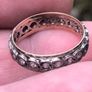 9ct Gold & Sterling Silver Ring Set With Quartz Crystals Image 2