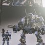 Joytoy Warhammer Ultramarines Invictor Warsuit Primaris Captain Sidonicus and Captain Voltian 1/18 scale action figures Image 5