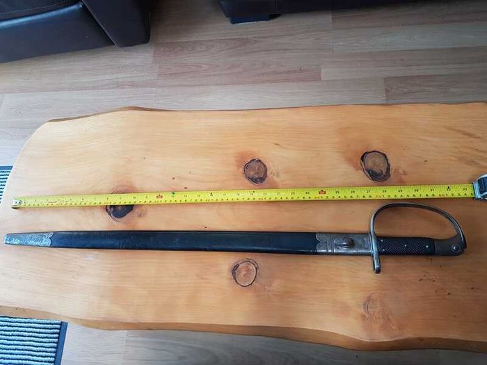 Martini Henry bayonet and scabbard