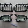 BMW 3 Series E92 E93 Lci Kidney Grilles & Mirror Covers Set Brand New Image 9