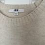 Uniqlo souffle yarn sweater size M cream Image 2