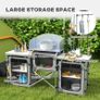 Multi-Storage Portable Camping Kitchen, with Carry Bag Image 5