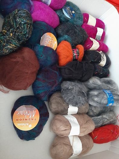 New 76%mohair yarn knitting crochet crafts