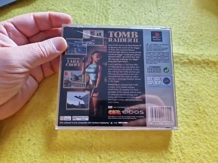 Tomb Raider II PlayStation1 Ps1 PlayStation2 Ps2 Games Original