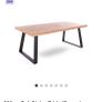 Solid Oak Dining Table- brand new Image 5