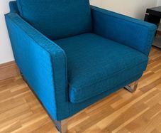 Ikea Mellby Armchair Blue