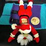 Handmade Unique Christmas Santa Sofa Organizer, Funny Gift Idea Image 7