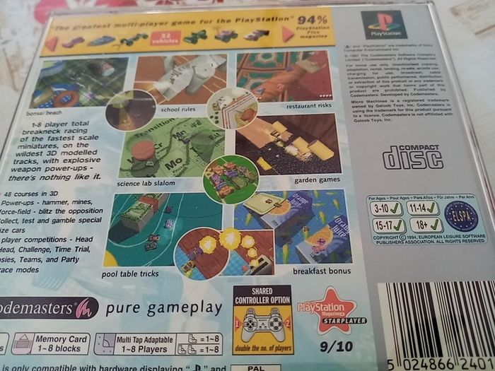 Micro Machines V3 - PlayStation 1 Ps1 Games - Original