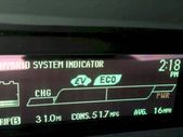 Prius Dashboard English With Miles