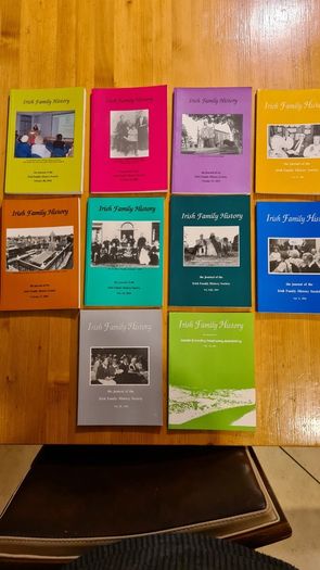 Irish Family History Journals Of The Irish Family History Society. See Photos For Years. All In Very Good Condition.