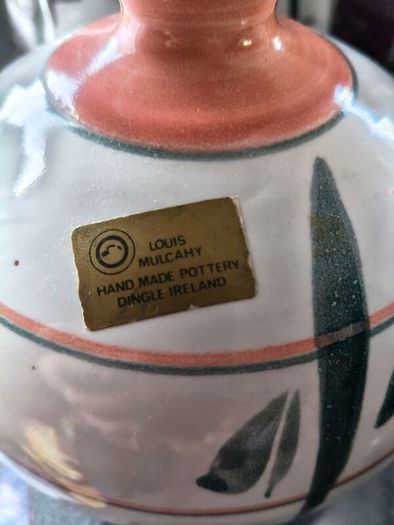 louis Mulcahy Pottery lamp