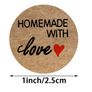 Hand made with love Stickers Image 2
