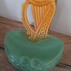 Vintage Arklow Harp Shaped Ashtray
