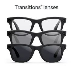 Ray-Ban Meta Wayfarer (Gen 2) - Matte Black, Transitions Grey lenses
