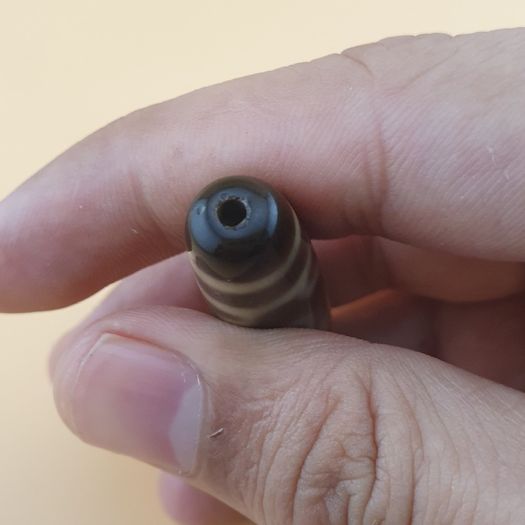 Vintage Himalayan Tibetan 4 Eyes Agate Dzi Bead Amulet