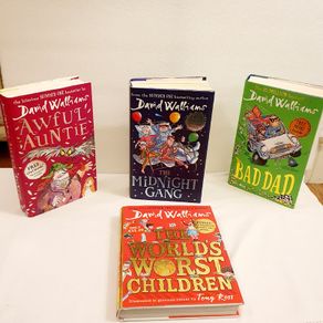 4 Great Hardback David Walliams Books