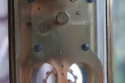 Vintage Schatz Brass Mechanical 8 Day Carriage German Clock (works well)