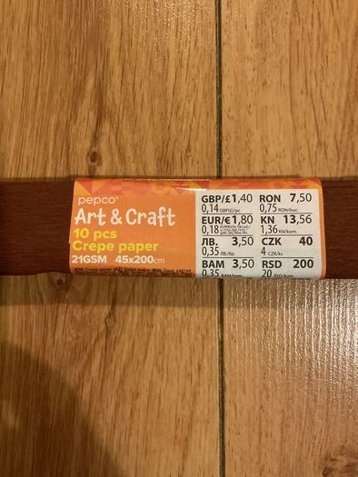 Crepe paper for Arts and Crafts Brand New