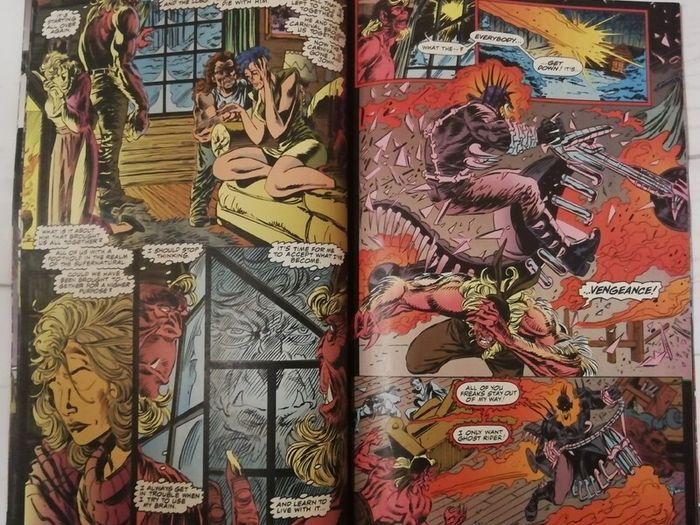 Ghost Rider / Blaze: Spirits Of Vengeance #15 1st Appearance John Blaze in Hellfire Armour & Vengeance Appearance (1993)