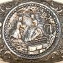 Antique Silver Plated Trinket Box Image 2
