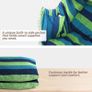 NEW SALE | Hammock Chair Hanging Swing 2 Seat Cushions Included,Strong Webbing Straps and Hooks for Easy Hanging Soft Cotton Weave Hanging Chair Side Pocket Large Tassel Chair Set Comfort Indoor Outdoor Image 5