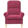 Armchair Wine Red Velvet Image 3