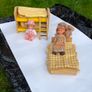Vintage Ananda Jane Dolls Bunkbeds and Bed and Clothes Image 5