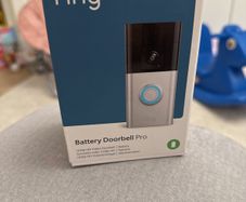 Brand New Ring Battery Video Doorbell Pro +Chime +Extra Battery