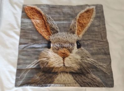 Rabbit cushion cover