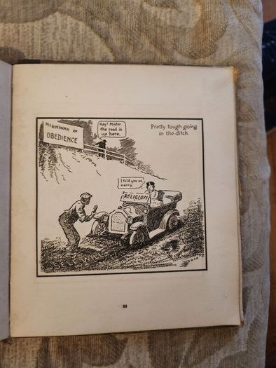 Christian Cartoons  By E.j. Pace. Vintage 1922 Hardback In Fair Condition.