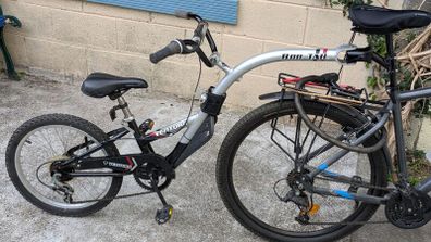 Trailer bike with gears