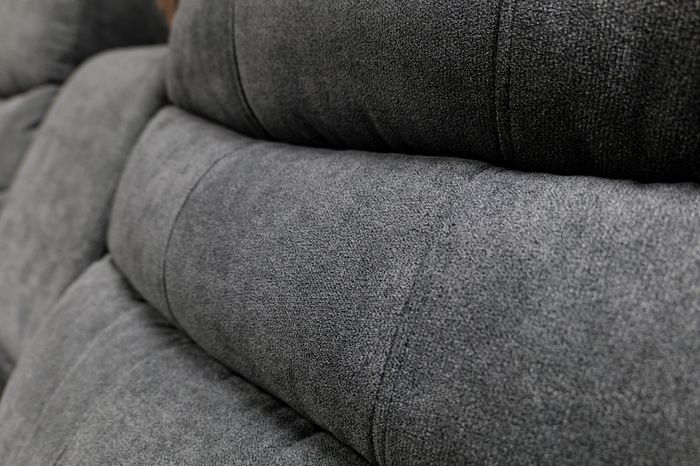 Roma Plus Grey Fabric Wireless Charging Recliner Sofa