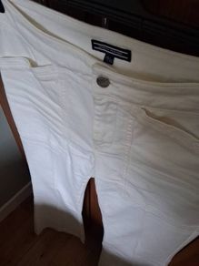 Tommy Hilfiger Cream Flared Jeans Size 10