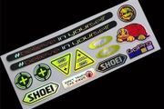 Bike Helmet Scrambler Motorbike Laser Rainbow Sticker Emblem Decals For SUZUKI GSXR 600 750 1000 K1 K2 K3 K4 K5 K6 K7 K8 H1 20cm x 8cm