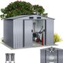 Metal Garden Shed with Metal Foundation 8.5 x 6.7 x 5.9 ft Image 3