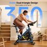 Exercise Bike for Home Use, Quiet Indoor Spin Bike with LED Display for Workout & Cardio, Magnetic Resistance Stationary Bike, APP Compatible, 350LB Weight Capacity Image 7