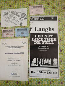 Early 1980s Druid Lane Theatre Memorabila