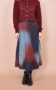 LA FEE ATELIER Pleated Circle Skirt Size 12