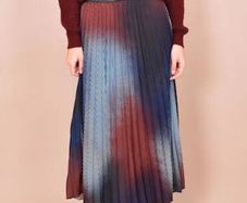 LA FEE ATELIER Pleated Circle Skirt Size 12