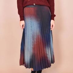 LA FEE ATELIER Pleated Circle Skirt Size 12