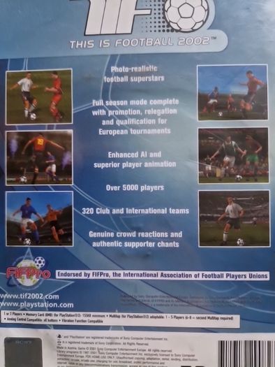 This is Football 2002 PlayStation2 Ps2 Games Original