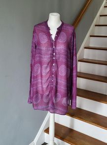 Pull & Bear purple shirt, Size L