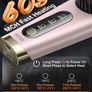Cordless Hair Straightener Brush,[2024 Upgraded] Portable Mini Straightening Brush for Travel, Negative Ion Hot Comb Hair Straightener for Women, 6400 mAh USB Rechargeable, 100M+,Ions Hot Brush Image 2