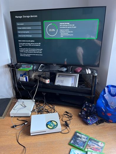 Xbox One S 1TB Console Bundle 2 Controllers 6 Games