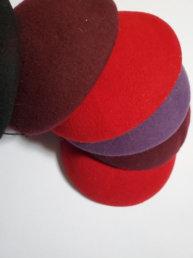 100%wool felt Beret Hat Bases/millinery supplies