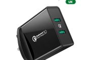 Ugreen QC 3.0 Dual USB Fast Charger 36W Wall Charger UK Plug (Brand New/Warranty)