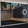 LED Bathroom Mirror 100x70cm or 70x100cm Bluetooth Defogger Dual LED Makeup Bright Image 3