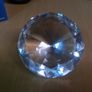 Glass diamond paperweight Image 2